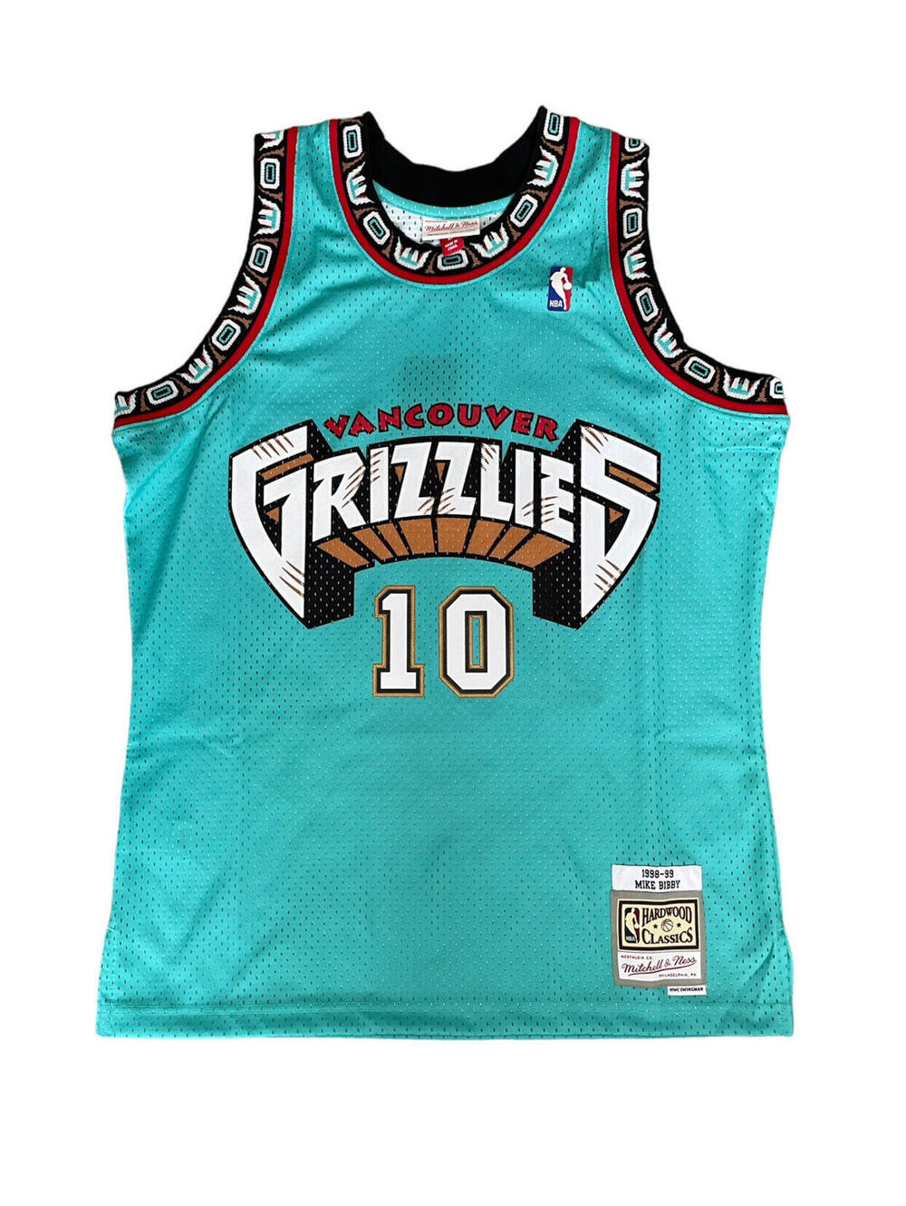 Mitchell & Ness Vancouver Grizzlies Mike Bibby Swingman Jersey Men’s Size Large